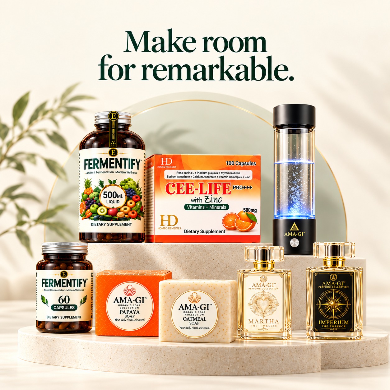 AMA-GI wellness and daily care product collection
