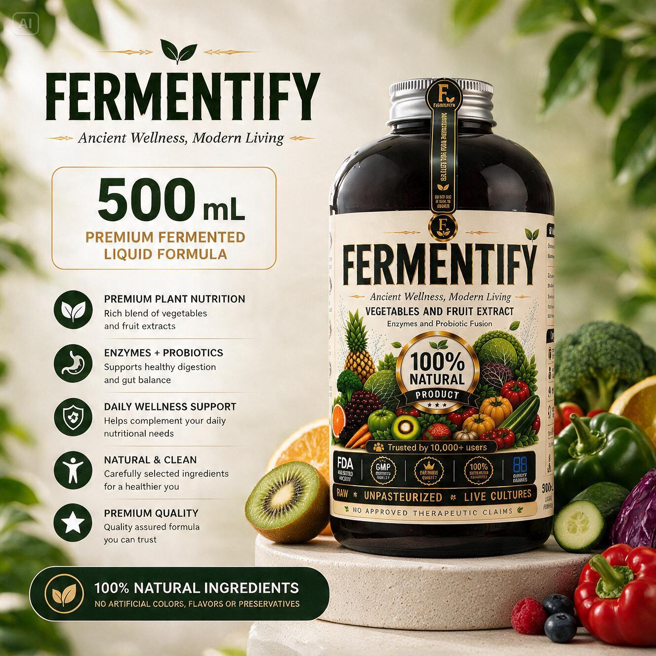 FERMENTIFY 500ml LIQUID